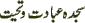 Sajdah e Ibadat